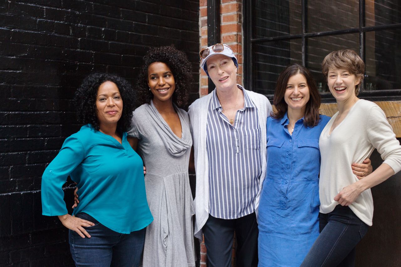 Liza Colón-Zayas, Danaya Esperanza, Brenda Wehle, Susan Pourfar, and Carrie Coon